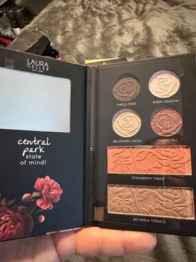 Laura Geller Central Park Eyeshadow & Blush Palette - Pink, Rose, Bronze, Nude